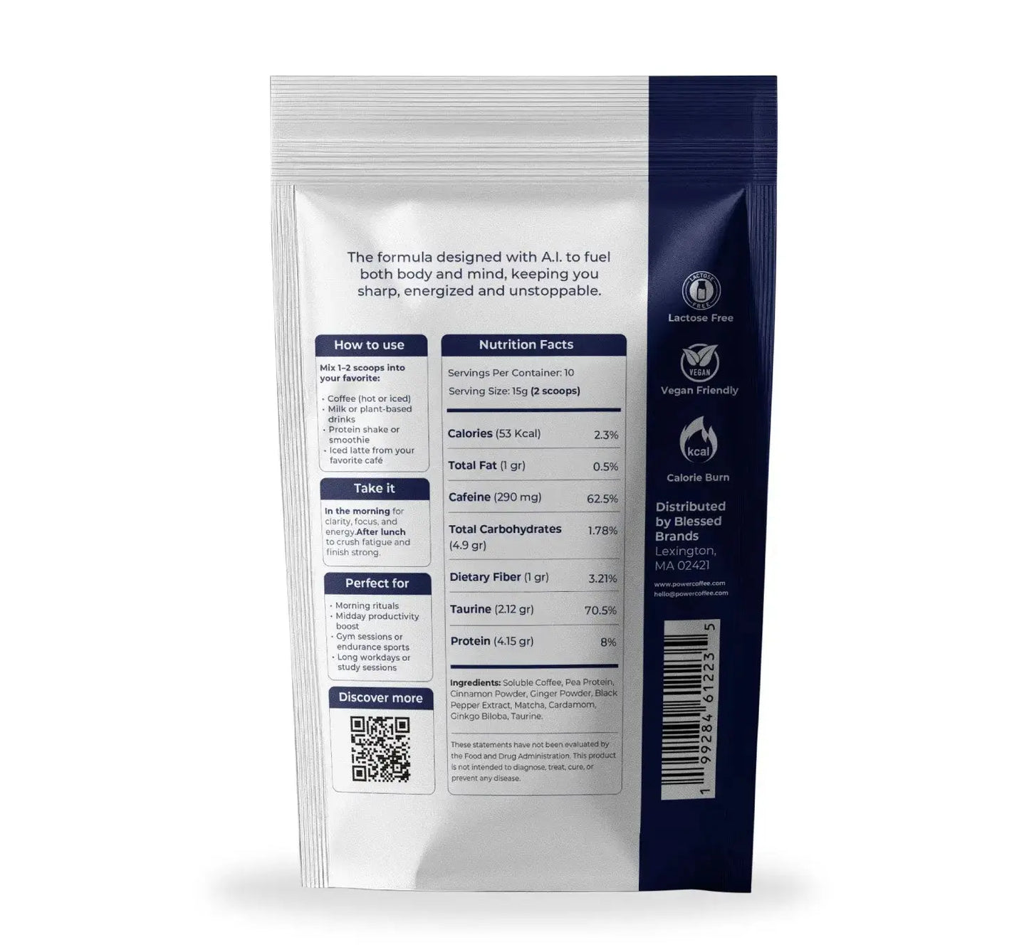 The Power Coffee (10 days pack) Blessed Brands LLC